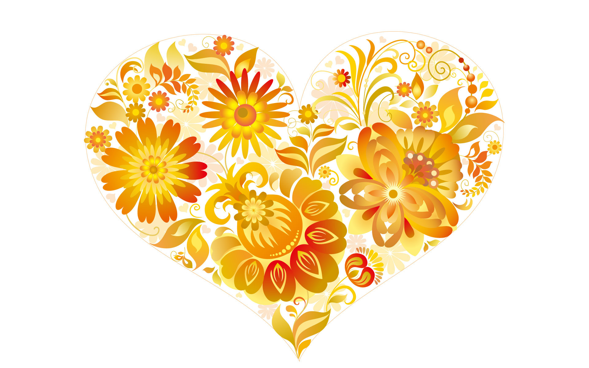 Love Heart with Flowers3313610081 - Love Heart with Flowers - with, Love, Heart, Flowers, Design